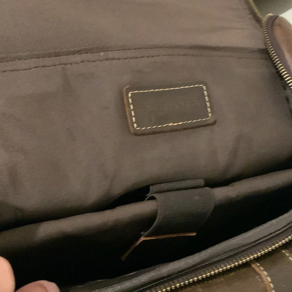 Brown Leather Backpack - Classic Men's Accessory